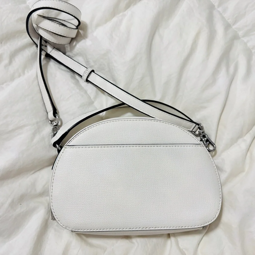 Karl Lagerfeld White and Black Cat Crossbody Bag - Picture 3 of 5